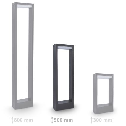 Lampă LED de exterior Brilagi RAGUSA LED/7W/230V 3000/4000/6000K antracit IP54 50 cm