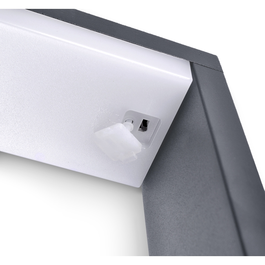 Lampă LED de exterior Brilagi RAGUSA LED/7W/230V 3000/4000/6000K antracit IP54 80 cm