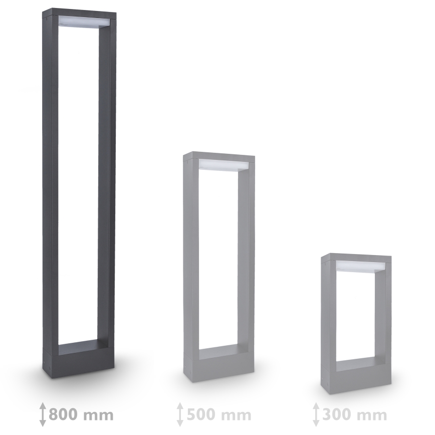 Lampă LED de exterior Brilagi RAGUSA LED/7W/230V 3000/4000/6000K antracit IP54 80 cm