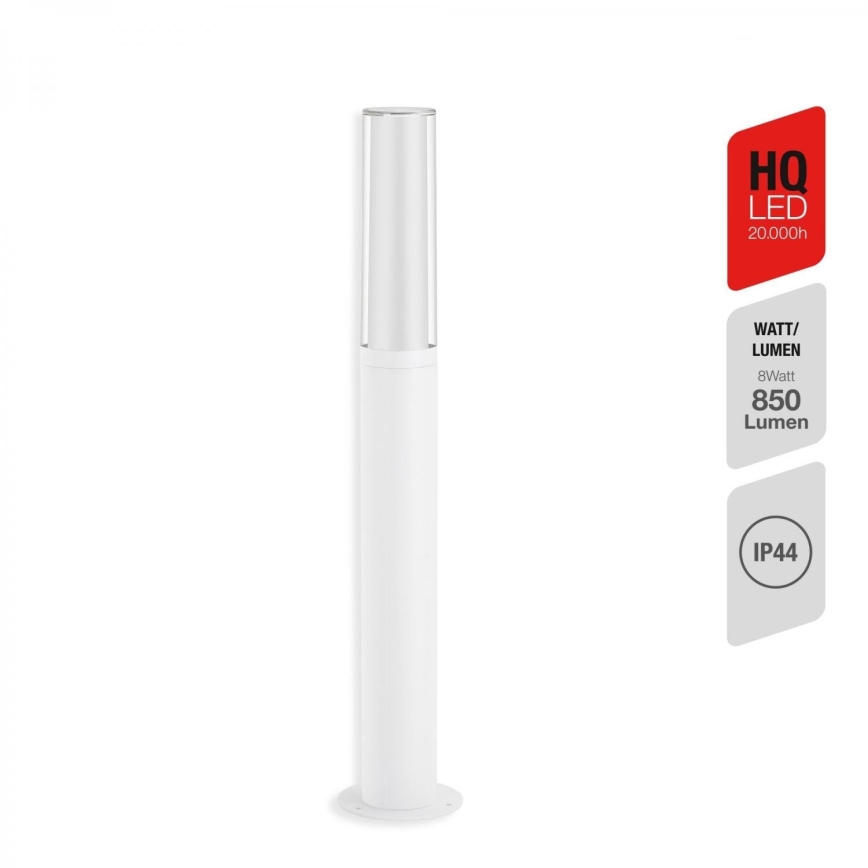 Lampă LED de exterior Briloner 311406TF LED/8W/230V IP44 4000K 57 cm alb