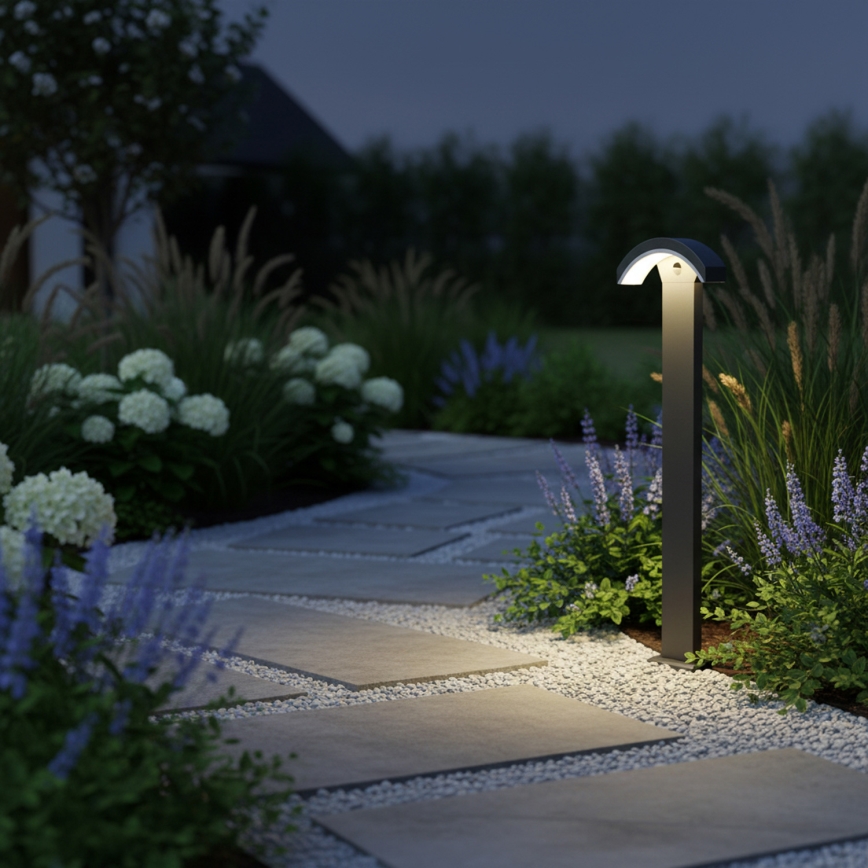 Lampă LED de exterior cu senzor ARCELO LED/9W/230V 80 cm IP54