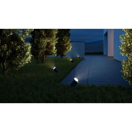 Lampă LED de exterior cu senzor crepuscular SPOT GARDEN 1xGU10/7,86W/230V IP44 Steinel 058692