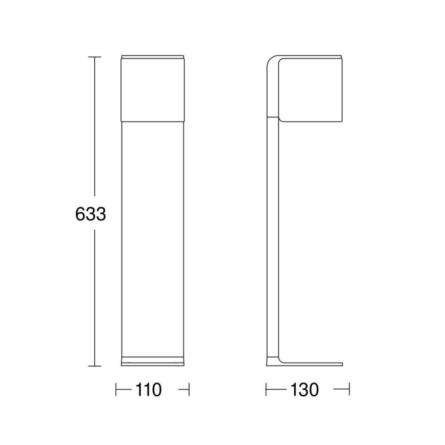 Lampă LED de exterior GL 80 C LED/9,1W/230V IP44 antracit Steinel 079284