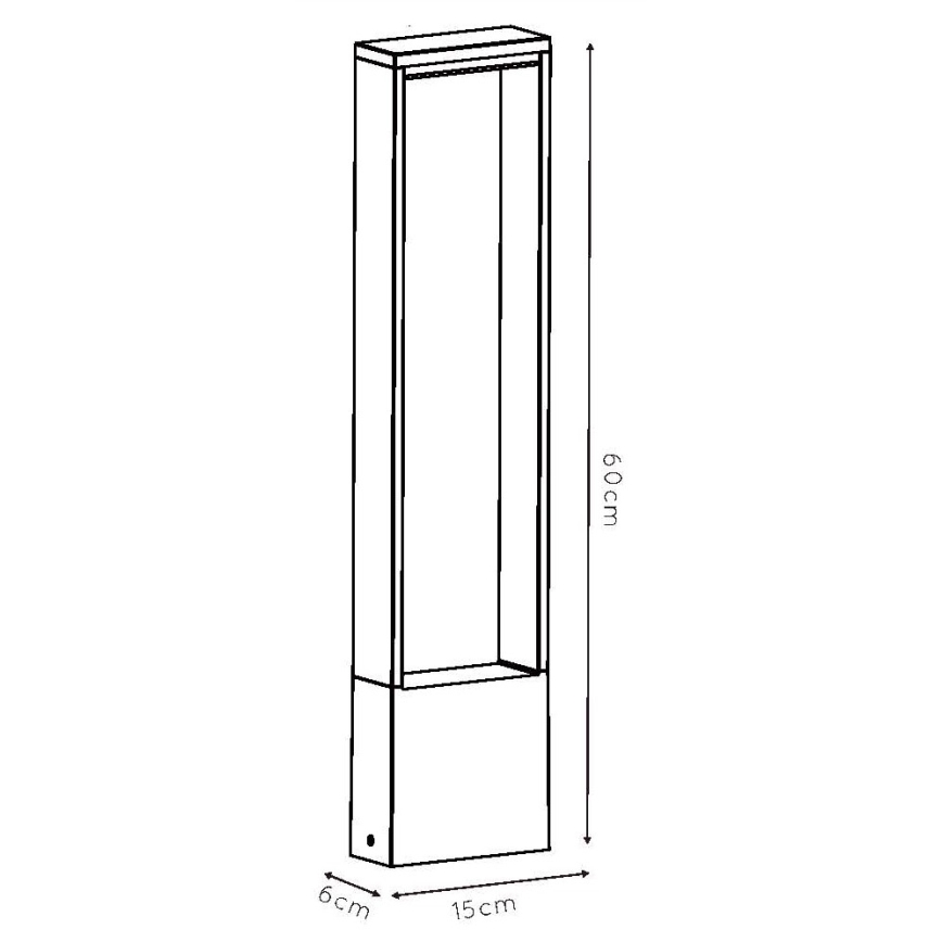 Lampă LED de exterior GOA LED/6,5W/230V IP54 Lucide 28857/61/30