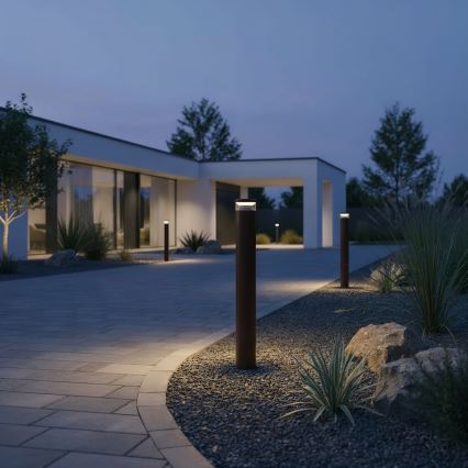 Lampă LED de exterior Ideal Lux BOEING LED/14W/230V 100 cm CRI 90 IP65 maro