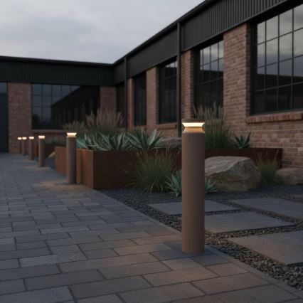 Lampă LED de exterior Ideal Lux BOEING LED/14W/230V d. 70 cm CRI 90 IP65 maro