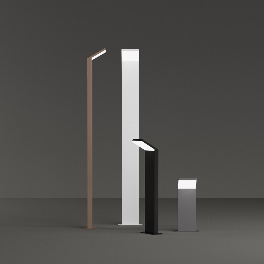 Lampă LED de exterior Ideal Lux STYLE LED/8,5W/230V 4000K 100 cm CRI 90 IP54 negru