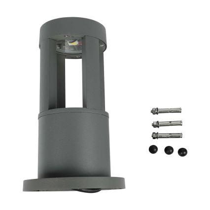 Lampă LED de exterior LED/10W/230V 25cm 4000K IP65 gri