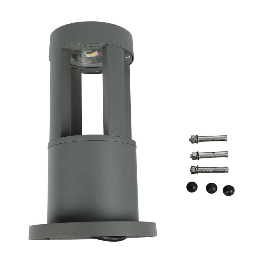 Lampă LED de exterior LED/10W/230V 25cm 4000K IP65 gri