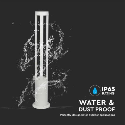 Lampă LED de exterior LED/10W/230V 80cm 3000K IP65 albă