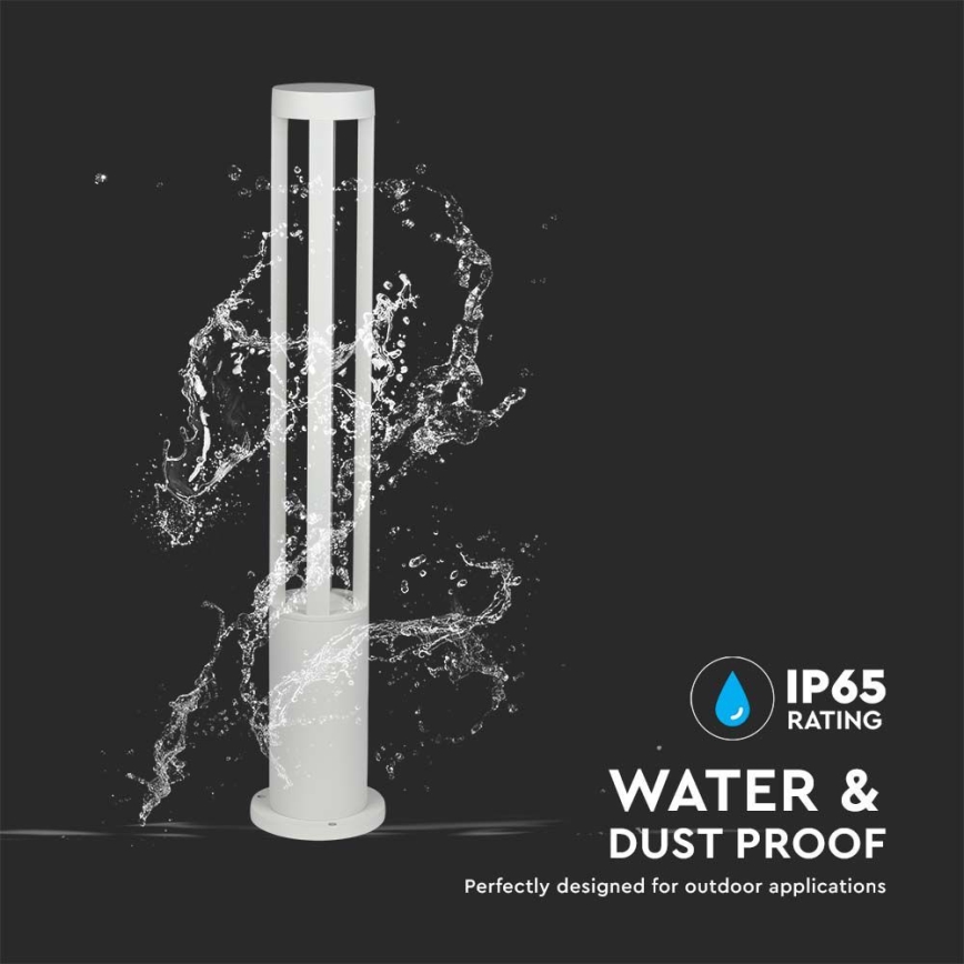 Lampă LED de exterior LED/10W/230V 80cm 4000K IP65 albă