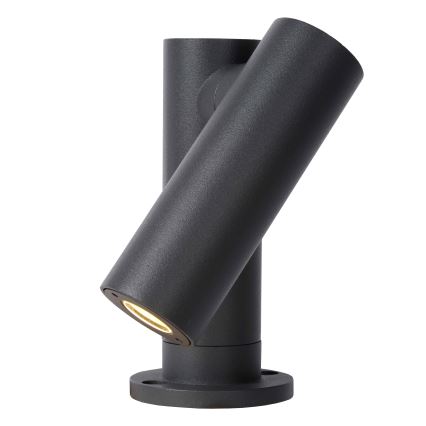 Lampă LED de exterior Lucide 27893/05/29 TATUM LED/5W/230V IP65 14 cm antracit