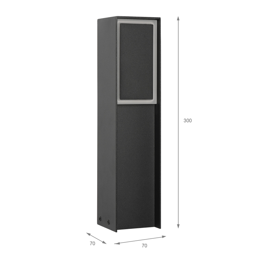 Lampă LED de exterior MODO LED/4,8W/230V 4000K IP44 30 cm neagră