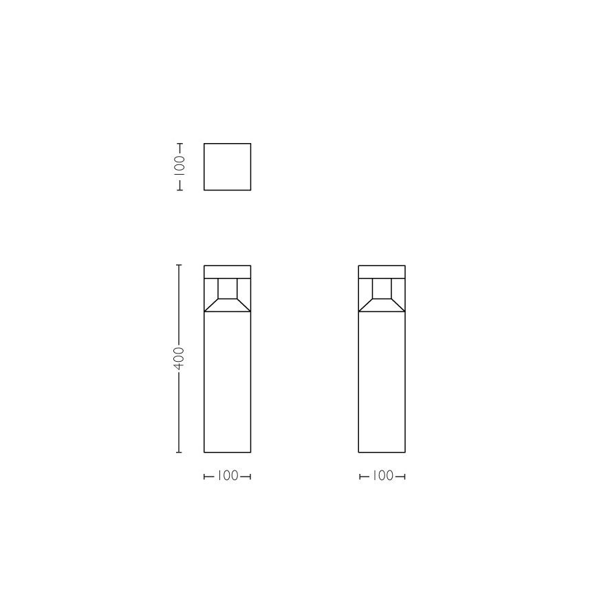 Philips 16481/30/P0 - LED Corp de iluminat exterior MYGARDEN PARTERRE LED/8W/230V