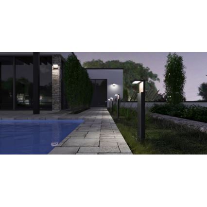 Lampă LED de exterior NATURA LED/12W/230V 4000K 60 cm IP65 maro/antracit