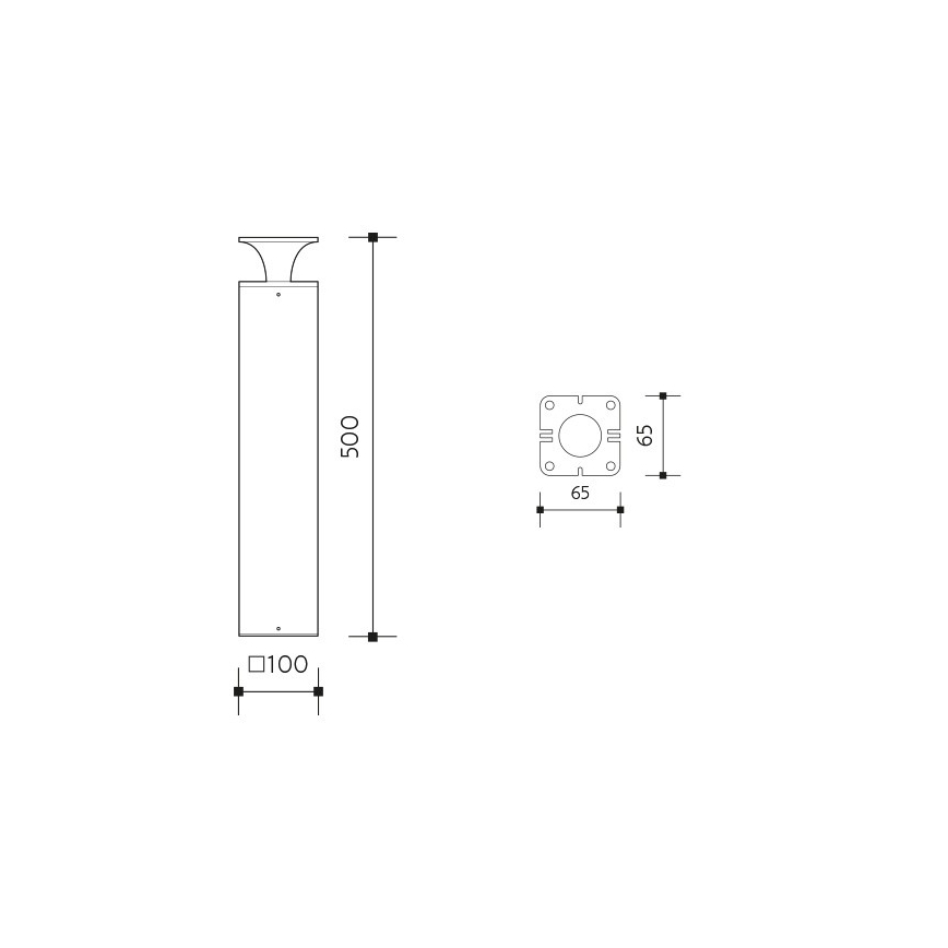 Lampă LED de exterior ORNELA LED/6W/230V 3000K IP54 antracit