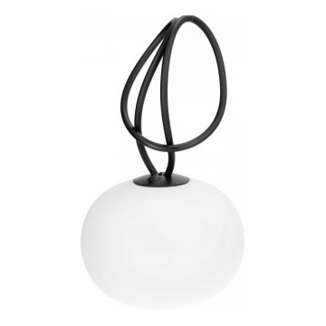 Lampă LED de exterior reîncărcabilă și reglabilă VENEZIA LED/1,5W/5V 2500K IP54 2600 mAh neagră