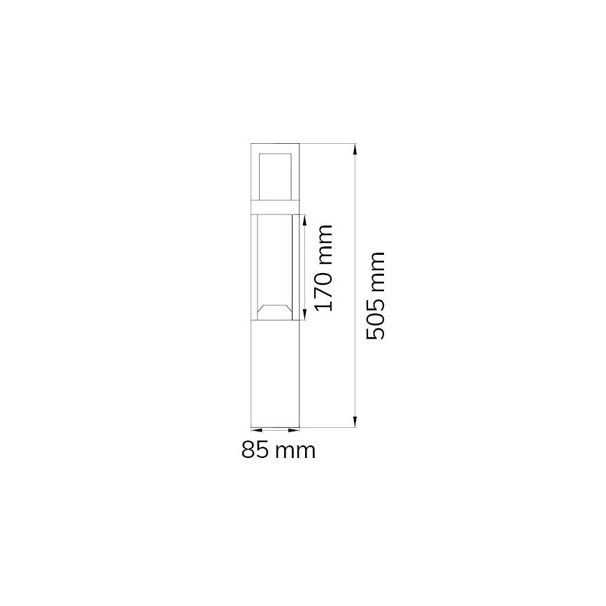Lampă LED de exterior SIERRA LED/10W/230V IP54 50,5 cm Wofi 12228