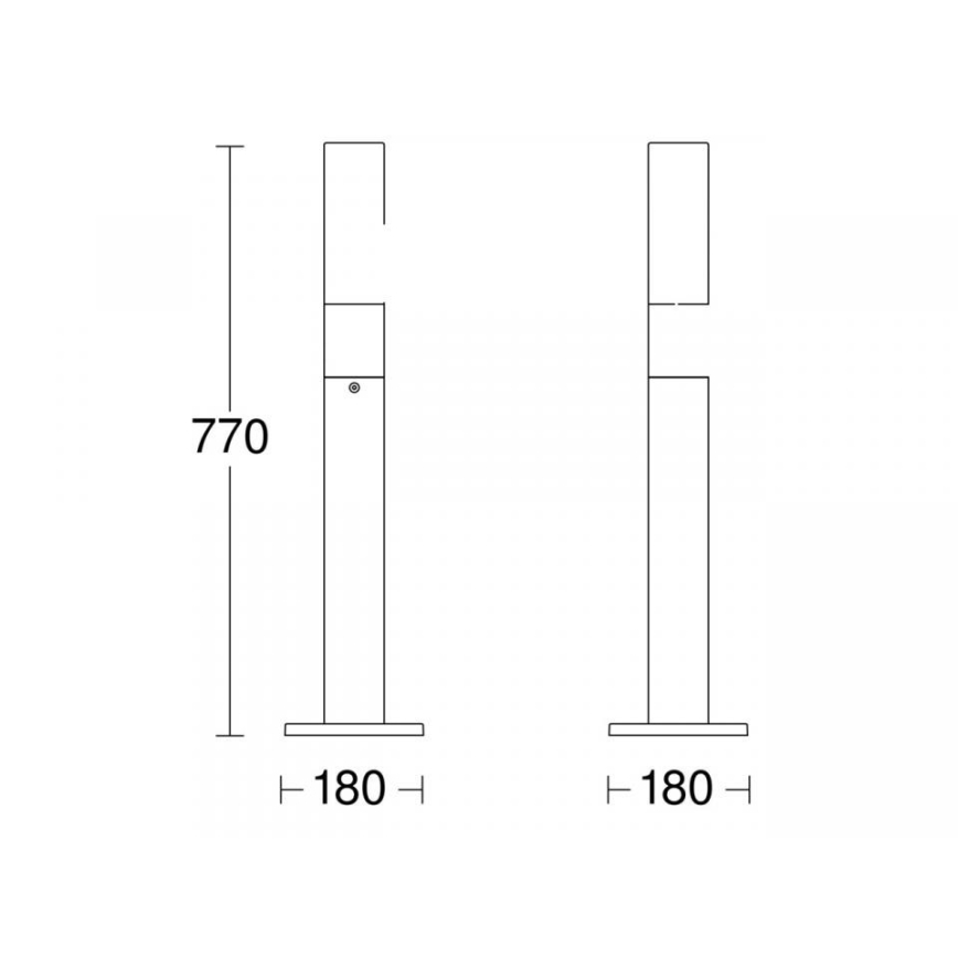 Lampă LED de exterior STEINEL 69469 GL 65 LED/8,5W/230V IP44 3000K antracit