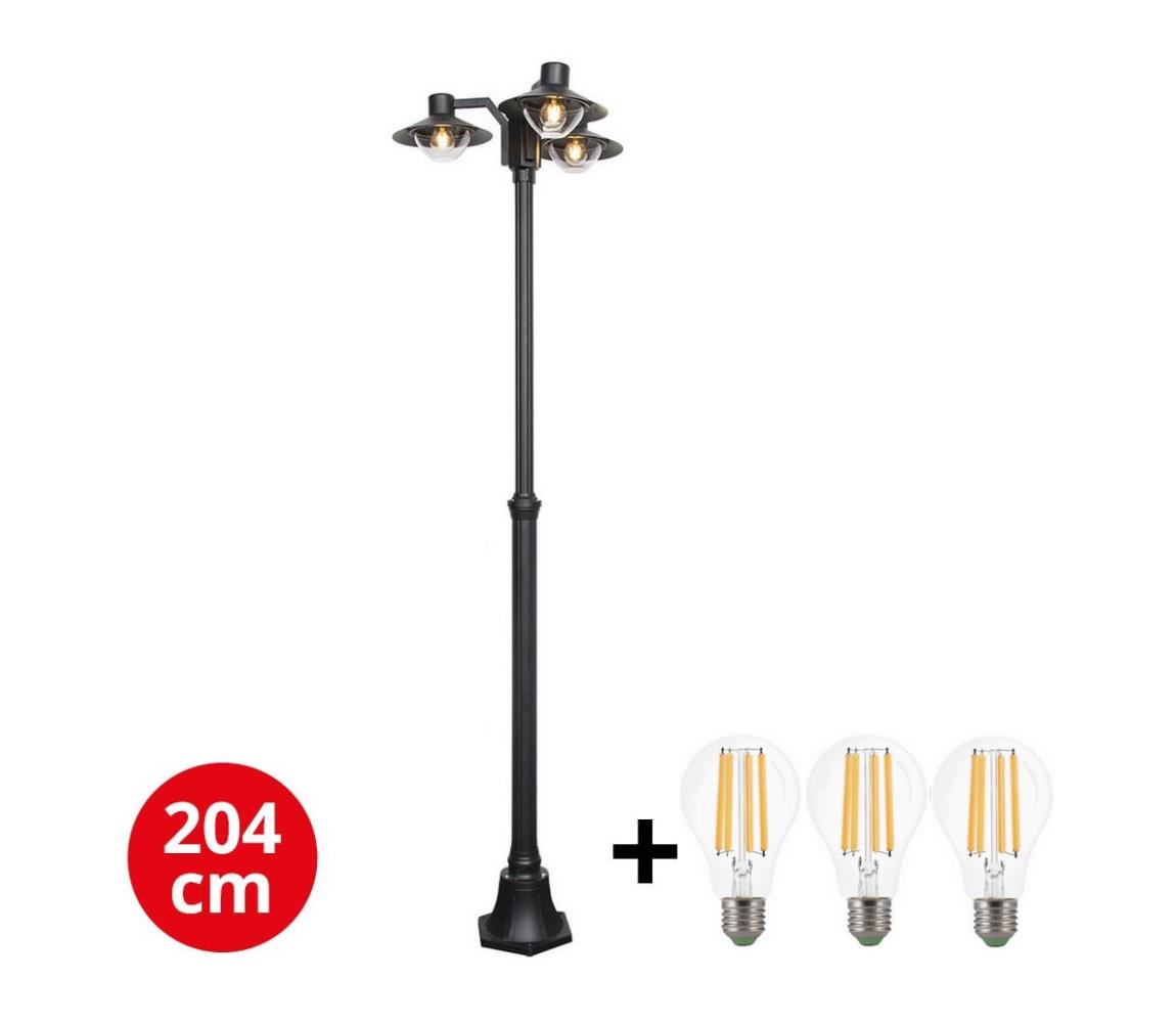 Lampadar de exterior VEERLE 3xE27/60W/230V IP44