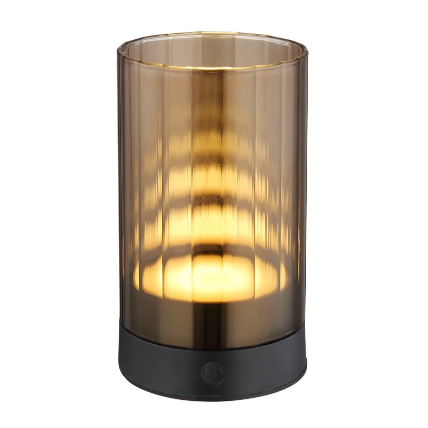 Lampă LED tactilă reîncărcabilă dimabilă de masă de exterior Globo LED/2W/3,7V 2700/4000/6500K 1200mAh IP44 maro