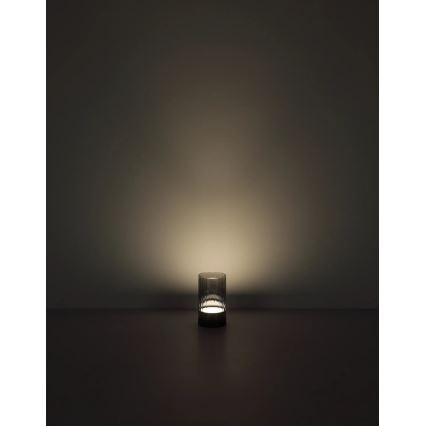 Lampă LED tactilă reîncărcabilă dimabilă de masă de exterior Globo LED/2W/3,7V 2700/4000/6500K 1200mAh IP44 gri