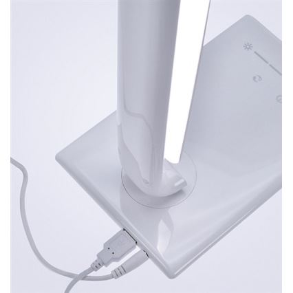 LED lampa de masa dimmabila USB conector LED/12W/230V alb