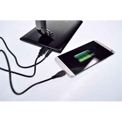 LED lampa de masa dimmabila USB conector LED/12W/230V alb