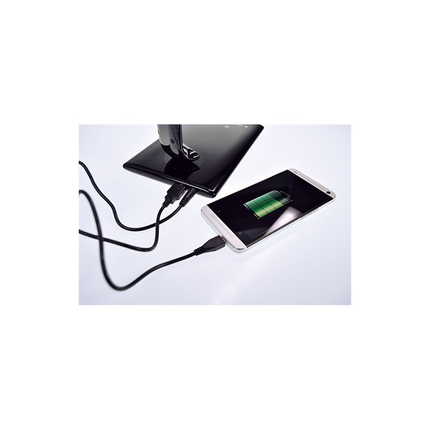 LED lampa de masa dimmabila USB conector LED/12W/230V alb