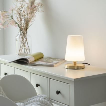 Lampă LED de masă dimabilă tactilă SONJA 1xG9/3W/230V alamă Paul Neuhaus 4146-60