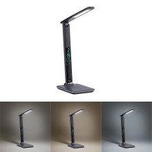 Lampă LED de masă dimabilă tactilă cu încărcare fără fir ADRIANO LED/5W/230V neagră Paul Neuhaus 4595-18
