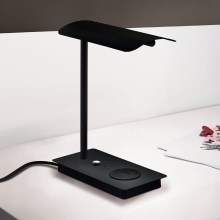 Lampă LED de masă dimabilă tactilă cu încărcare fără fir LED/5,8W/230V neagră Eglo