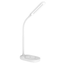 Lampă LED de masă dimabilă tactilă cu încărcare fără fir OCTAVIA LED/7W/230V albă