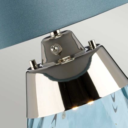 Lampă LED de masă Elstead LENA 1xE27/60W/230V + 1xGU10/7W 60,5 cm albastru