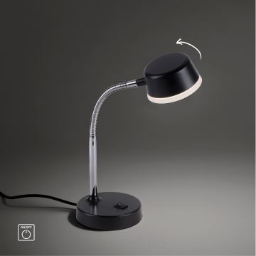 Lampă LED de masă ENISA 1xLED/3,5W/230V neagră Leuchten Direkt 14825-18