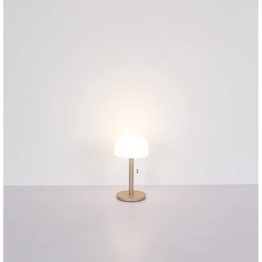 Lampă LED reîncărcabilă de masă Globo LED/1,5W/3,7V 3000/4200/6000K 1800mAh maro