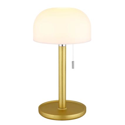 Lampă LED reîncărcabilă de masă Globo LED/1,5W/3,7V 3000/4200/6000K 1800mAh alamă