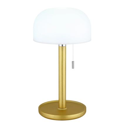 Lampă LED reîncărcabilă de masă Globo LED/1,5W/3,7V 3000/4200/6000K 1800mAh alamă