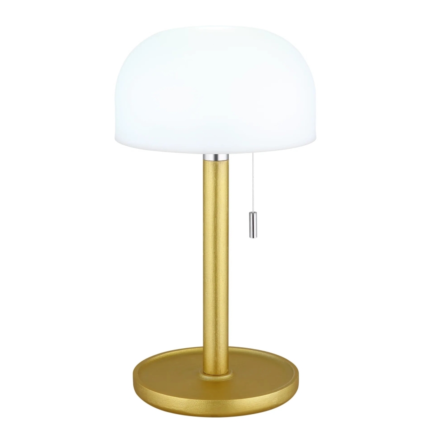 Lampă LED reîncărcabilă de masă Globo LED/1,5W/3,7V 3000/4200/6000K 1800mAh alamă