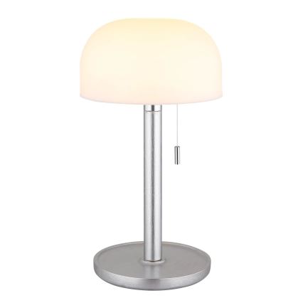 Lampă LED reîncărcabilă de masă Globo LED/1,5W/3,7V 3000/4200/6000K 1800mAh argintiu