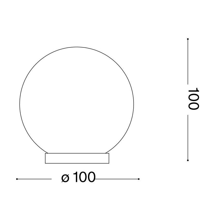 Lampă LED de masă Ideal Lux MAPA 1xG9/3W/230V d. 10 cm alb