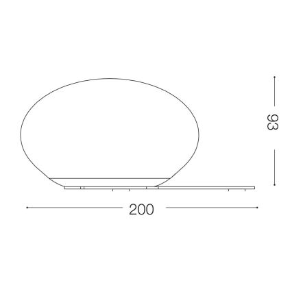 Lampă LED de masă Ideal Lux NINFEA 1xGX53/9W/230V alb