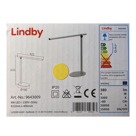 Lampă LED de masă KOLJA LED/3,5W/230V Lindby