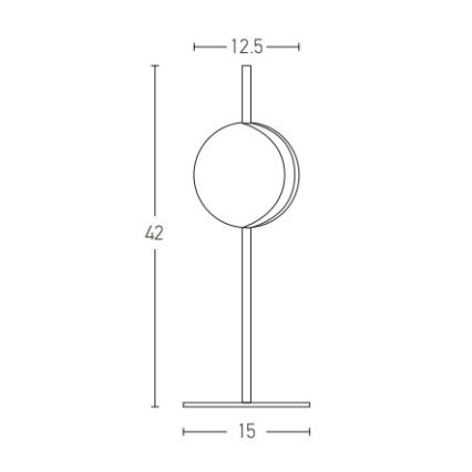 Lampă LED de masă LED/8W/230V Zambelis 2004