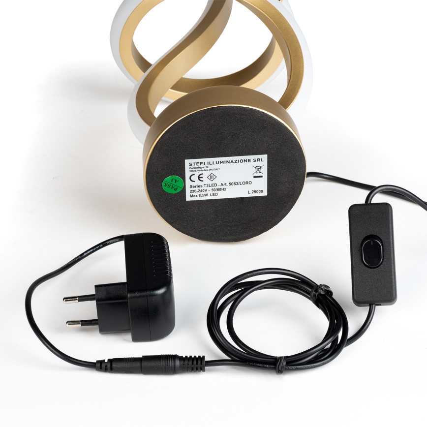 Lampă LED de masă ONLI KIRA LED/10W/230V 4000K 28 cm auriu