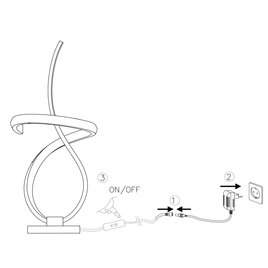 Lampă LED de masă ONLI KIRA LED/10W/230V 4000K 28 cm auriu