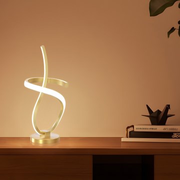 Lampă LED de masă ONLI KIRA LED/12W/230V 4000K 38,5 cm auriu
