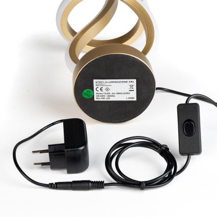 Lampă LED de masă ONLI KIRA LED/12W/230V 4000K 38,5 cm auriu