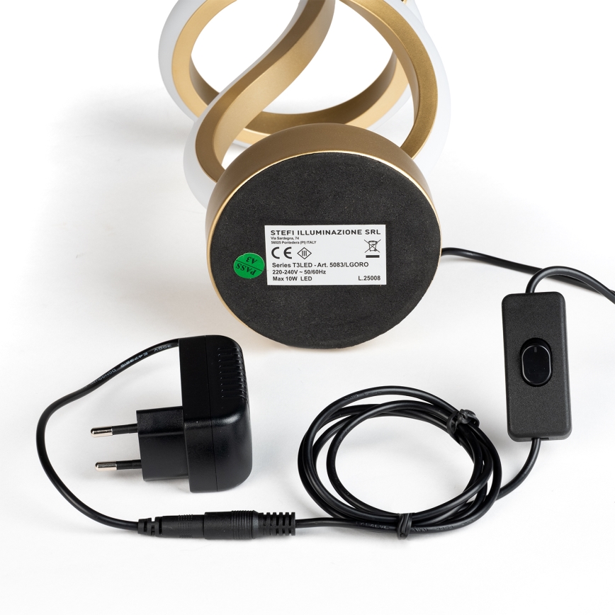 Lampă LED de masă ONLI KIRA LED/12W/230V 4000K 38,5 cm auriu