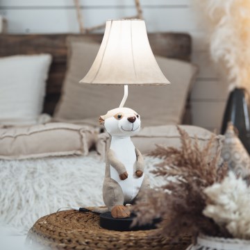 Lampă LED de masă pentru copii Happy Lamps EDDIE LED/5,4W/230V suricată